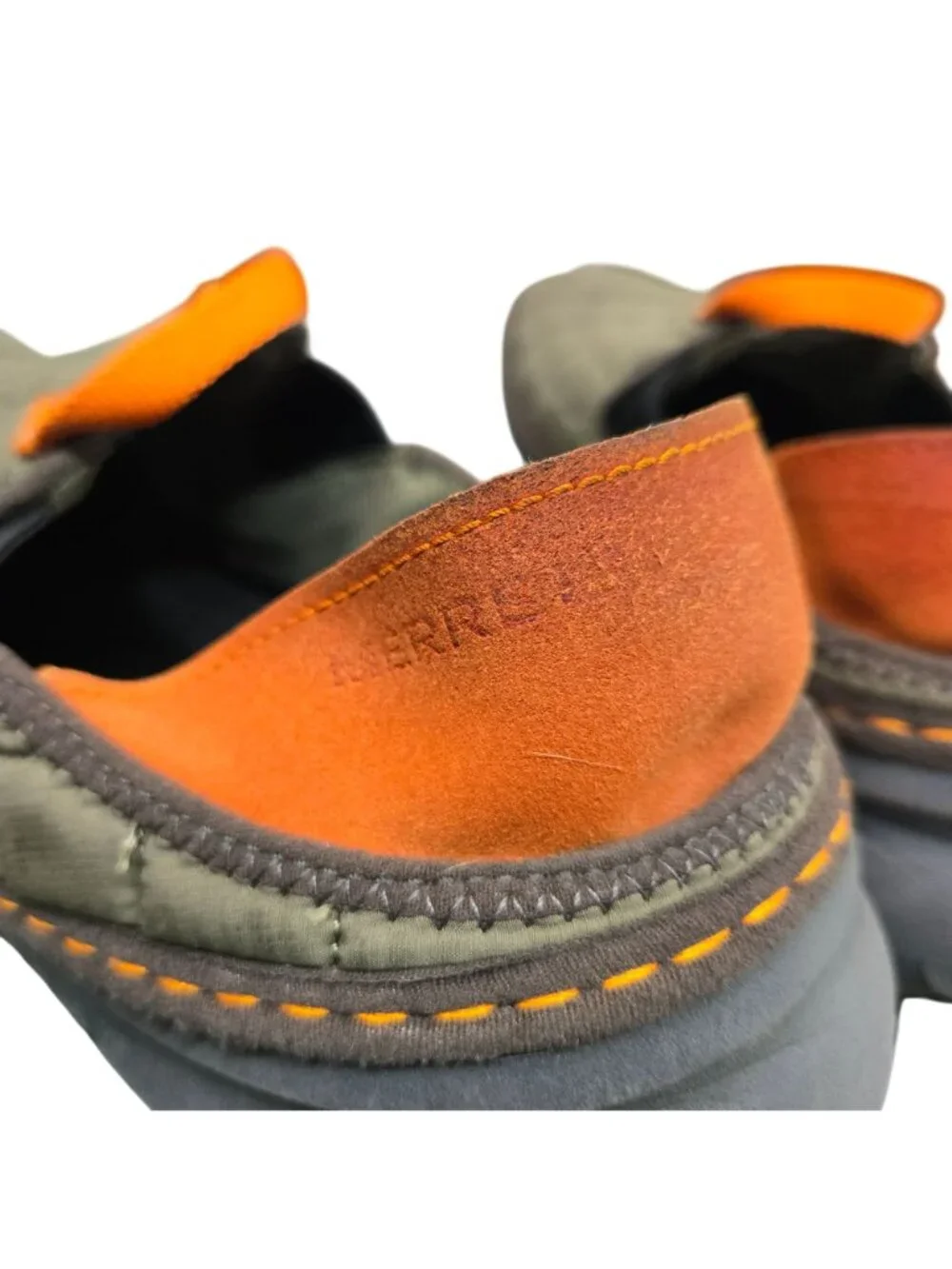 Merrell Men's Hut MOC Olive Quilted Slip-on Casual Loafer J17125 Size 11